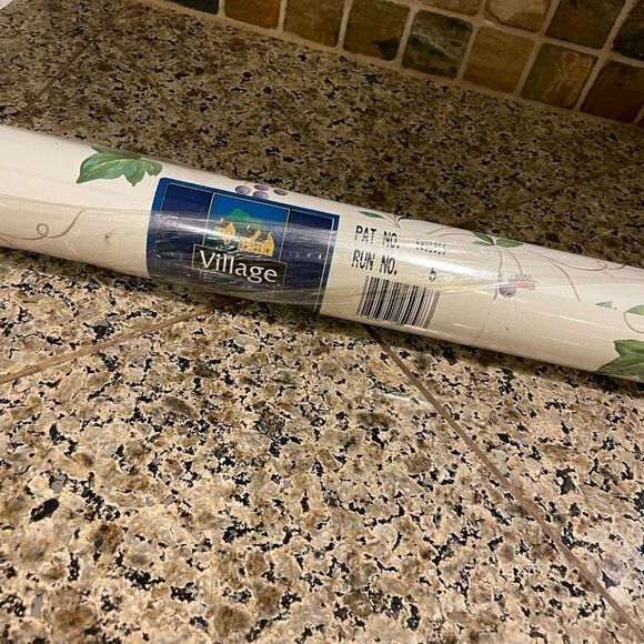 Village Strawberry Blueberry Flowers Print Wallpaper Drawer Lining Paper - Picture 12 of 16